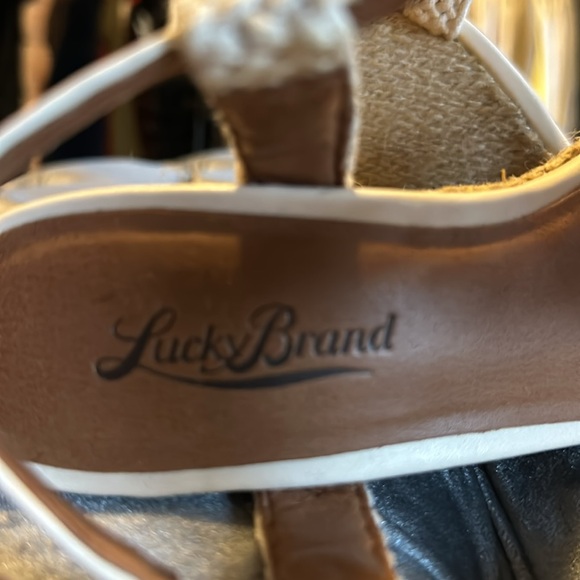Lucky Brand macramé platform sandals - Picture 9 of 10